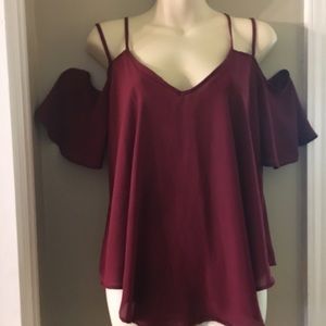 Windsor Cold Shoulder Blouse